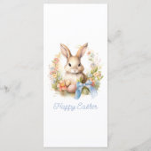 Paasbunny Menu (Achterkant)