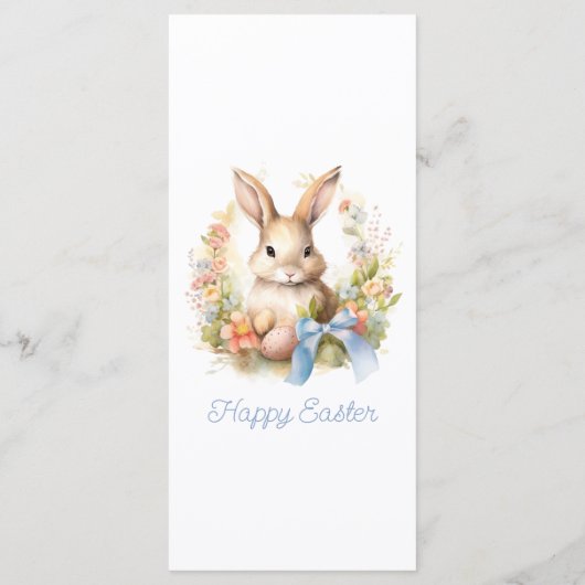 Paasbunny Menu (Achterkant)