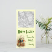 PaasBunny met bril Feestdagenkaart (Staand voorkant)