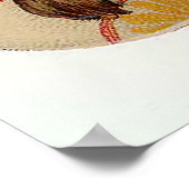  paasbunny met eieren poster (Hoek)