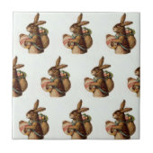  paasbunny met eieren tegeltje (Voorkant)