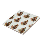  paasbunny met eieren tegeltje (Zijkant)