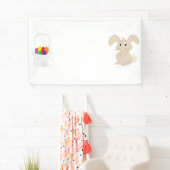 PaasBunny met mandje Spandoek (Insitu)