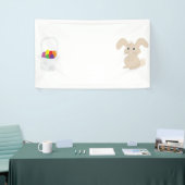 PaasBunny met mandje Spandoek (Beurs)