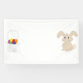 PaasBunny met mandje Spandoek (Horizontaal)