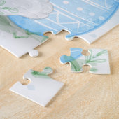 Paasbunny met paaseieren - puzzle (30 os pcs) legpuzzel (Zijkant)