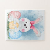 Paasbunny met paaseieren - puzzle (30 os pcs) legpuzzel (Horizontaal)