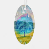 Paasbunny Metalen Ornament (Voorkant Rechts)