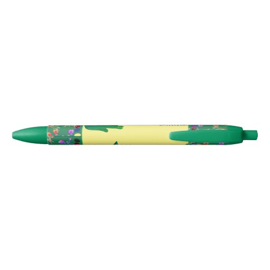 Paasbunny Mongram Floral Pen (Achterkant)