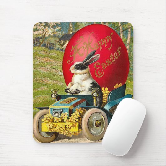  paasbunny Mousepad Muismat (Met muis)