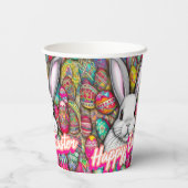 Paasbunny Papieren Bekers (Achterkant)