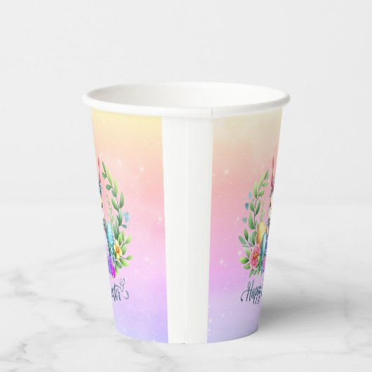 Paasbunny Papieren Bekers (Rechts)