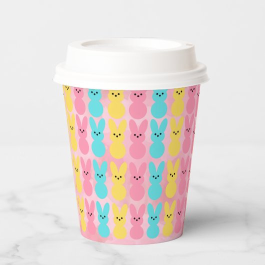 Paasbunny Papieren Bekers (Voorkant)