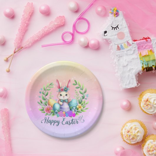 Paasbunny Papieren Bordje (Feest)