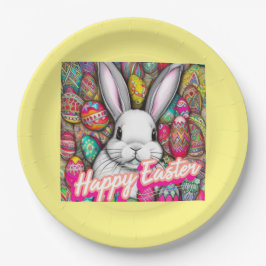 Paasbunny Papieren Bordje