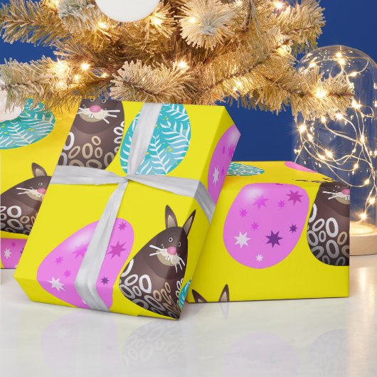 Paasbunny Patronen Cadeaupapier (Feestdagen)