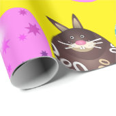 Paasbunny Patronen Cadeaupapier (Rol Hoek)