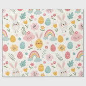 paasbunny Pattern Cadeaupapier (Vlak)
