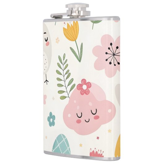 paasbunny Pattern Heupfles (Links)