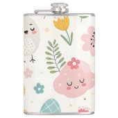 paasbunny Pattern Heupfles (Voorkant)