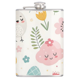 paasbunny Pattern Heupfles