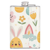 paasbunny Pattern Heupfles (Achterkant)