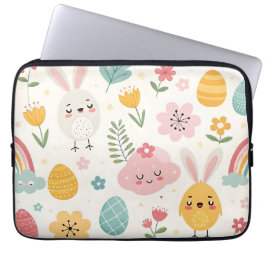 paasbunny Pattern Laptop Sleeve