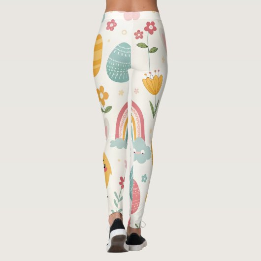 paasbunny Pattern Leggings (Achterkant)