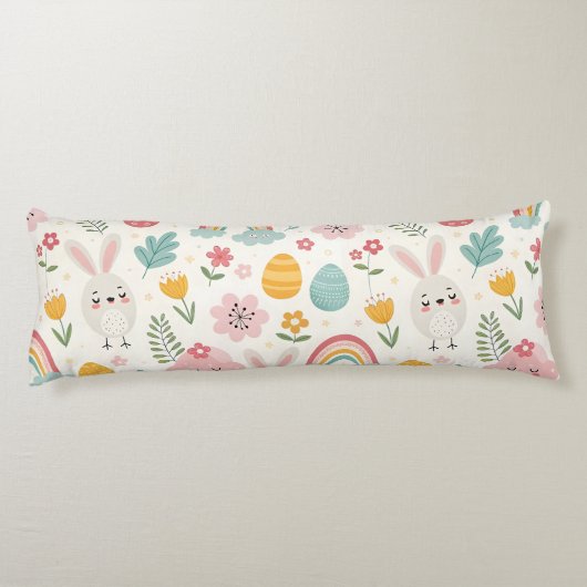 paasbunny Pattern Lichaamskussen (Achterkant)