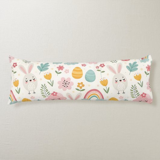 paasbunny Pattern Lichaamskussen (Voorkant)