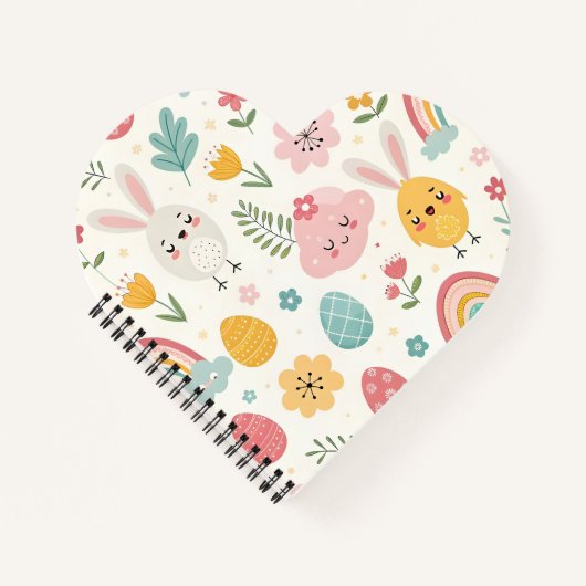 paasbunny Pattern Notitieboek (Voorkant)