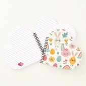paasbunny Pattern Notitieboek (Binnen)