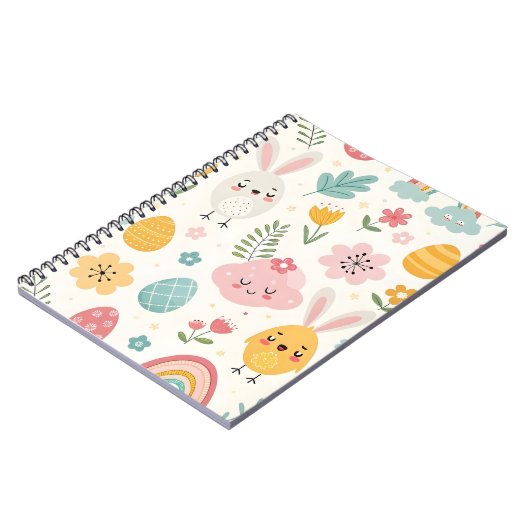 paasbunny Pattern Notitieboek (Linkerzijde)