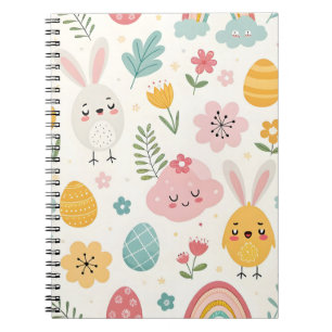 paasbunny Pattern Notitieboek