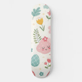 paasbunny Pattern Persoonlijk Skateboard (Voorkant)