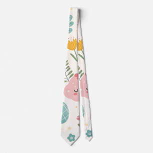 paasbunny Pattern Stropdas