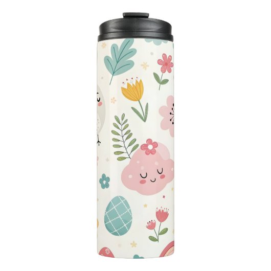 paasbunny Pattern Thermosbeker (Voorkant)