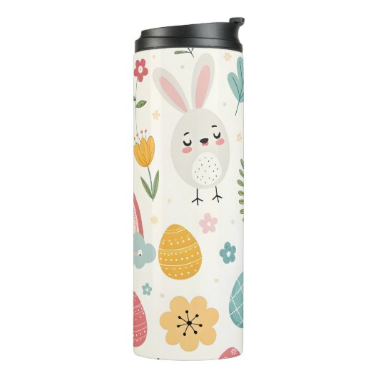 paasbunny Pattern Thermosbeker (Gedraaid links)