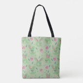 paasbunny Pattern Tote Bag (Achterkant)