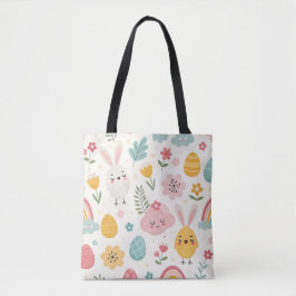 paasbunny Pattern Tote Bag