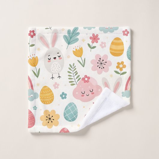 paasbunny Pattern Washandje (Wasdoekje)