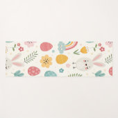 paasbunny Pattern Yogamat (Voorkant (horizontaal))
