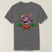 PaasBunny Pirate Buccaneer onder konijnenvlag T-shirt (Design voorkant)