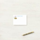 Paasbunny Post-it® Notes (Op bureau)