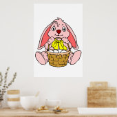 Paasbunny Poster (Keuken)