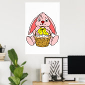 Paasbunny Poster (Thuiskantoor)