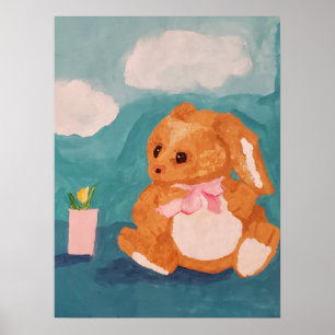 Paasbunny Poster