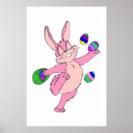 Paasbunny Poster (Voorkant)