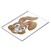 PaasBunny Rabbit Face Cartoon Notitieboek (Linkerzijde)
