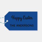 PaasBunny Riding Carrot #4 Gift Label Cadeaulabel (Achterkant Horizontaal)